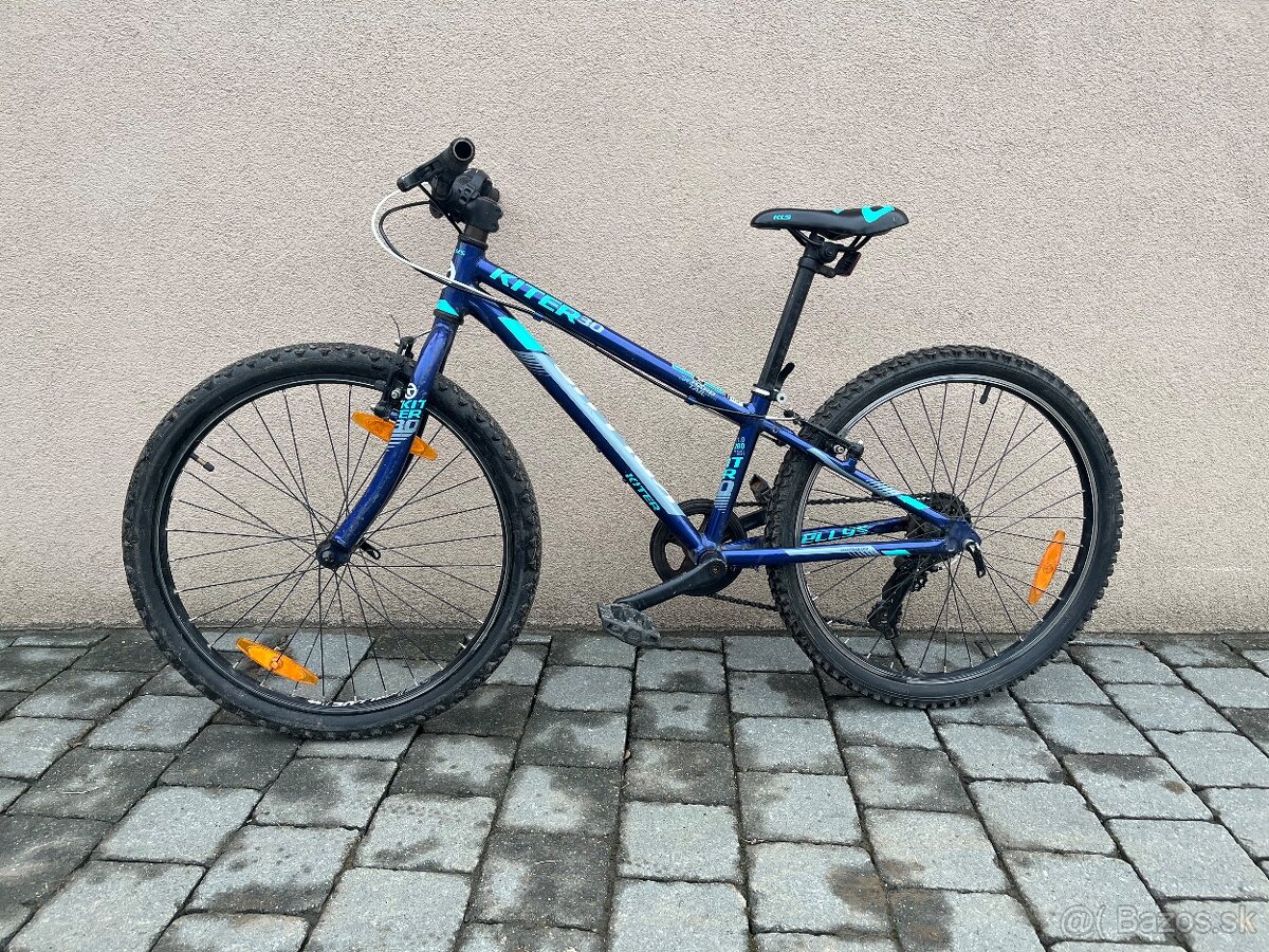 Detský bicykel Kellys Kiter 24" - modrý