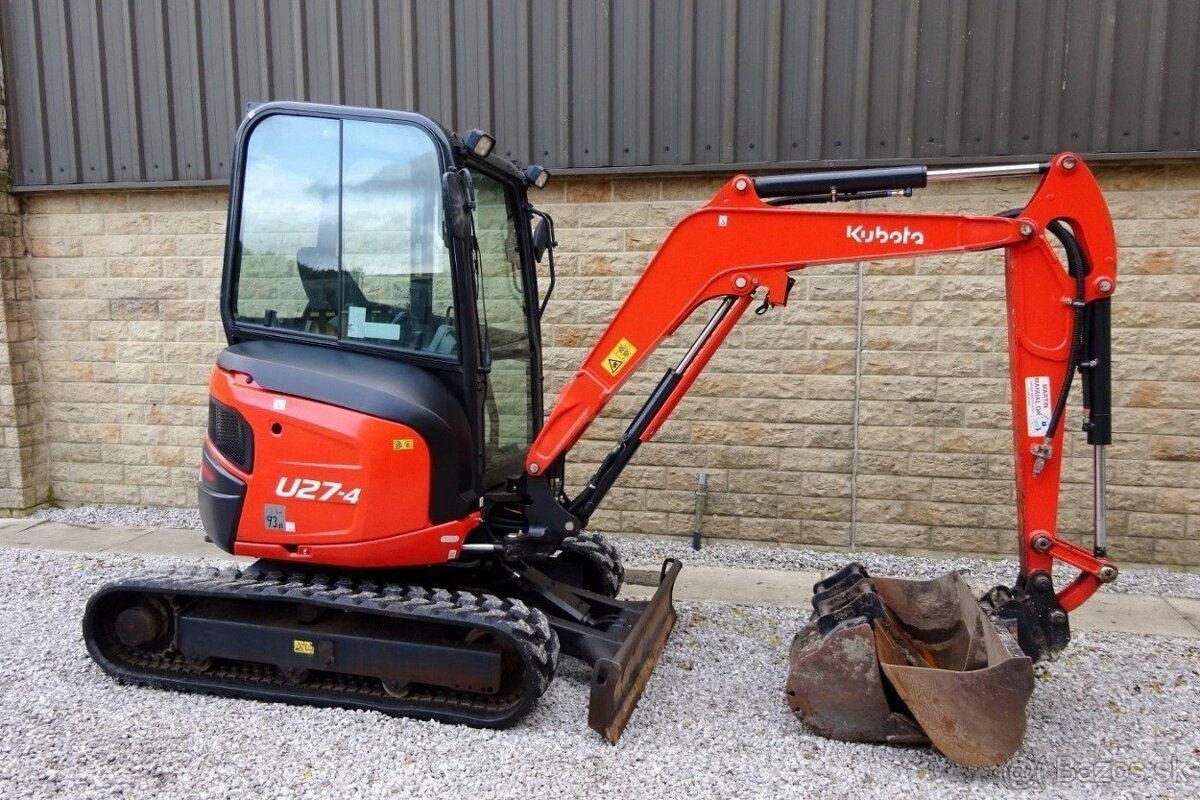 Kubota U27-4 Mini rýpadla