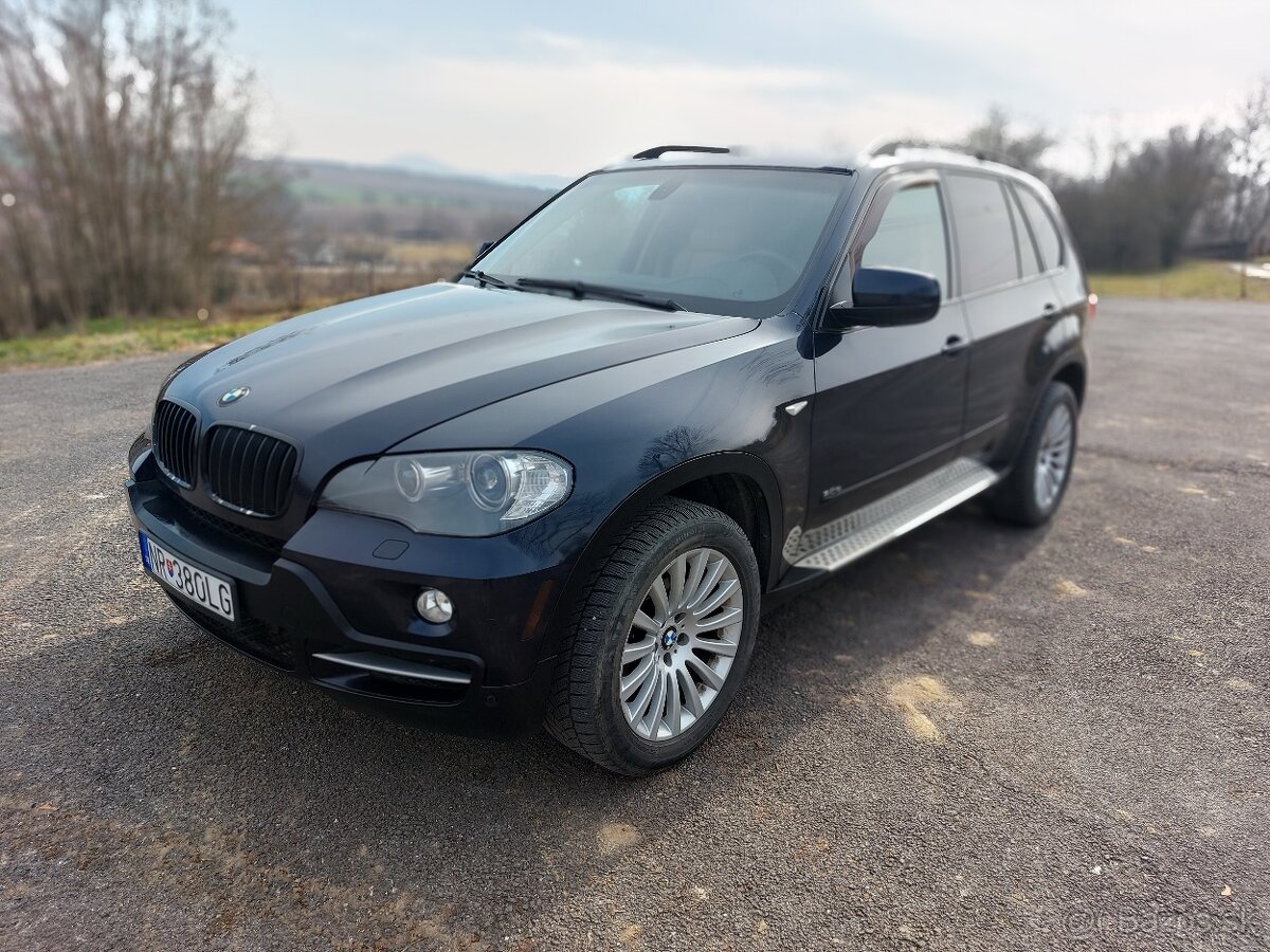 Predam BMW X5 e70 3.0i+LPG,200kw,r.v2008 modrá metalíza