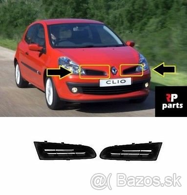 Renault Clio kryt chladica lavy