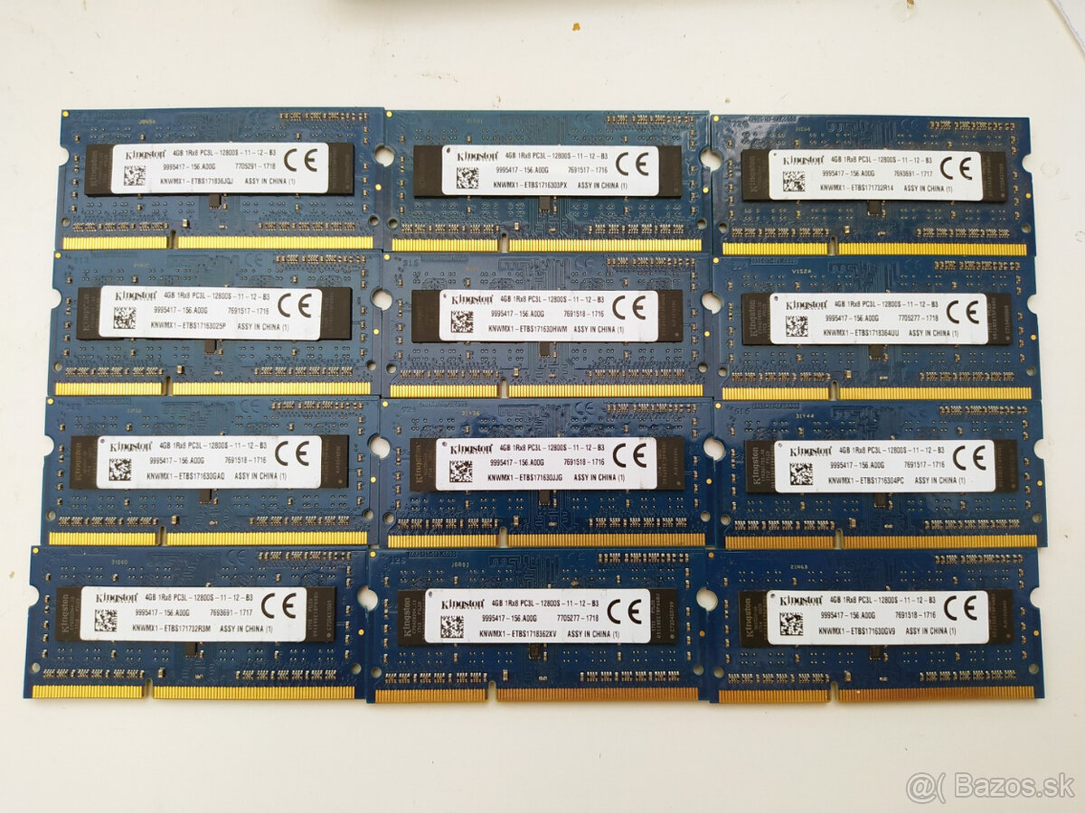 SODIMM DDR3L 4GB 1600MHz Kingston