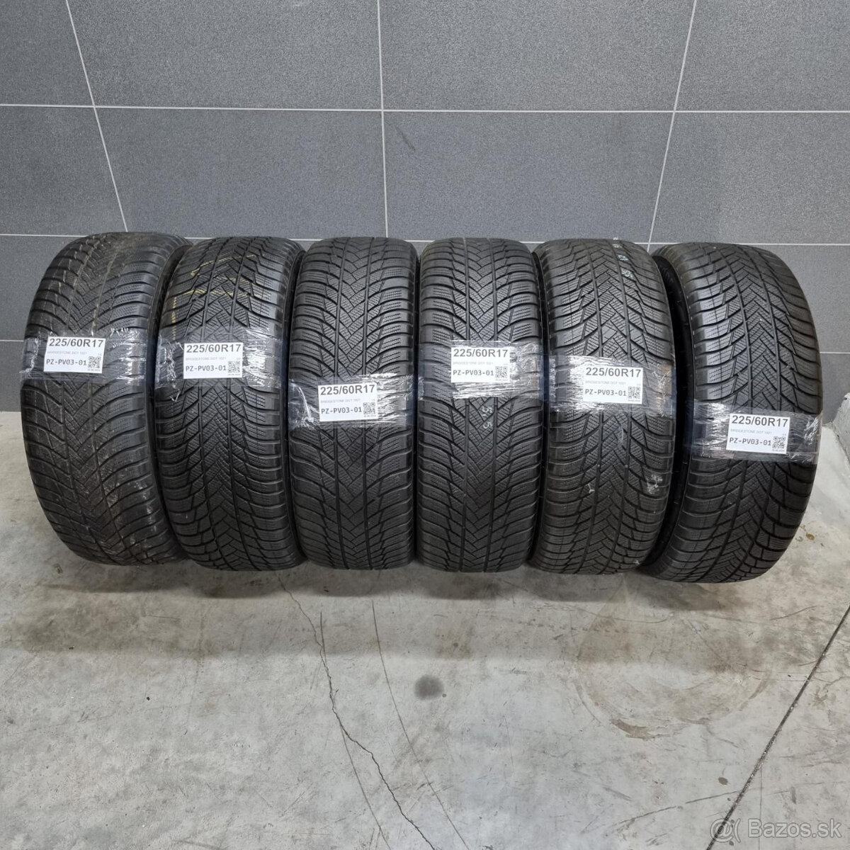 Zimné pneumatiky 225/60 R17 BRIDGESTONE DOT1021