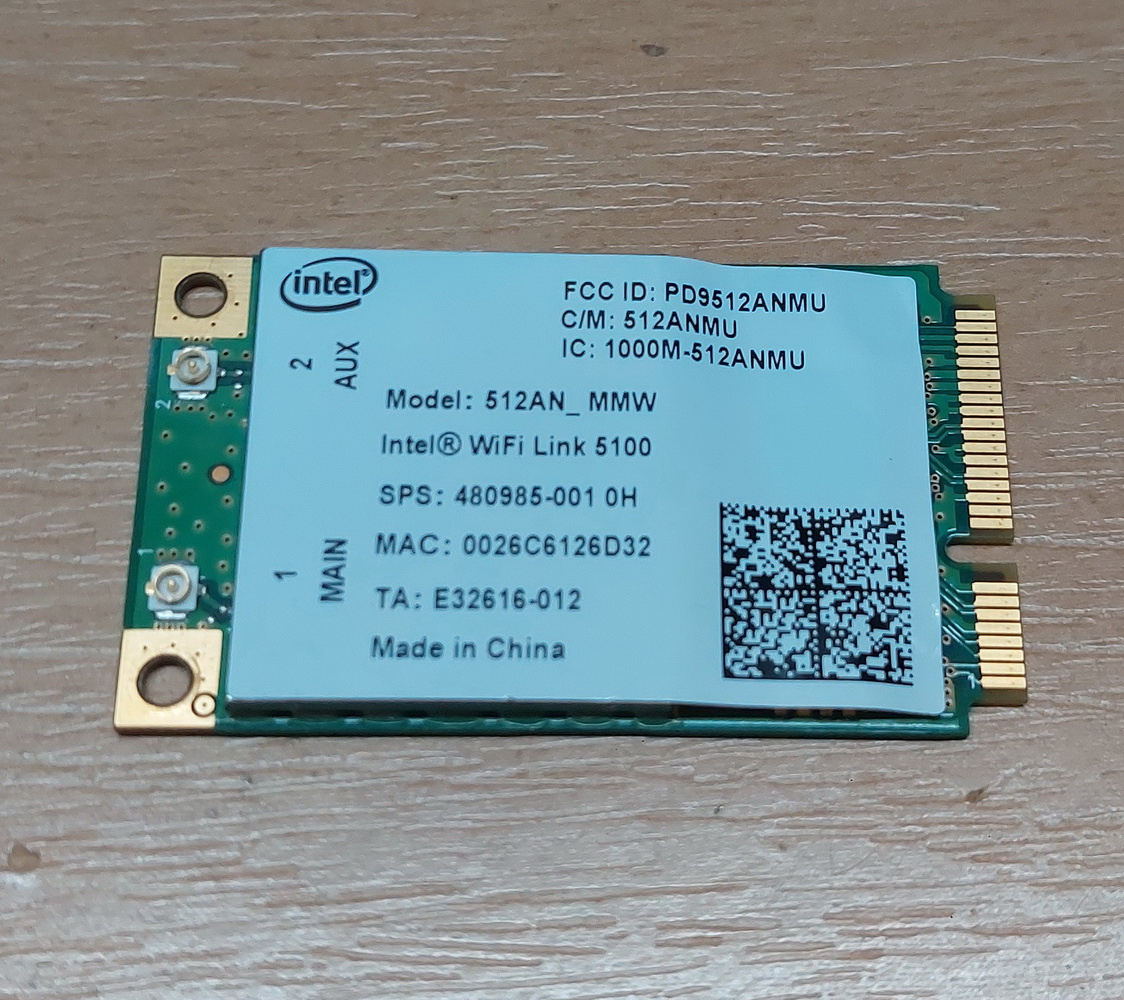 Predám wifi kartu Intel 512AN_MMW