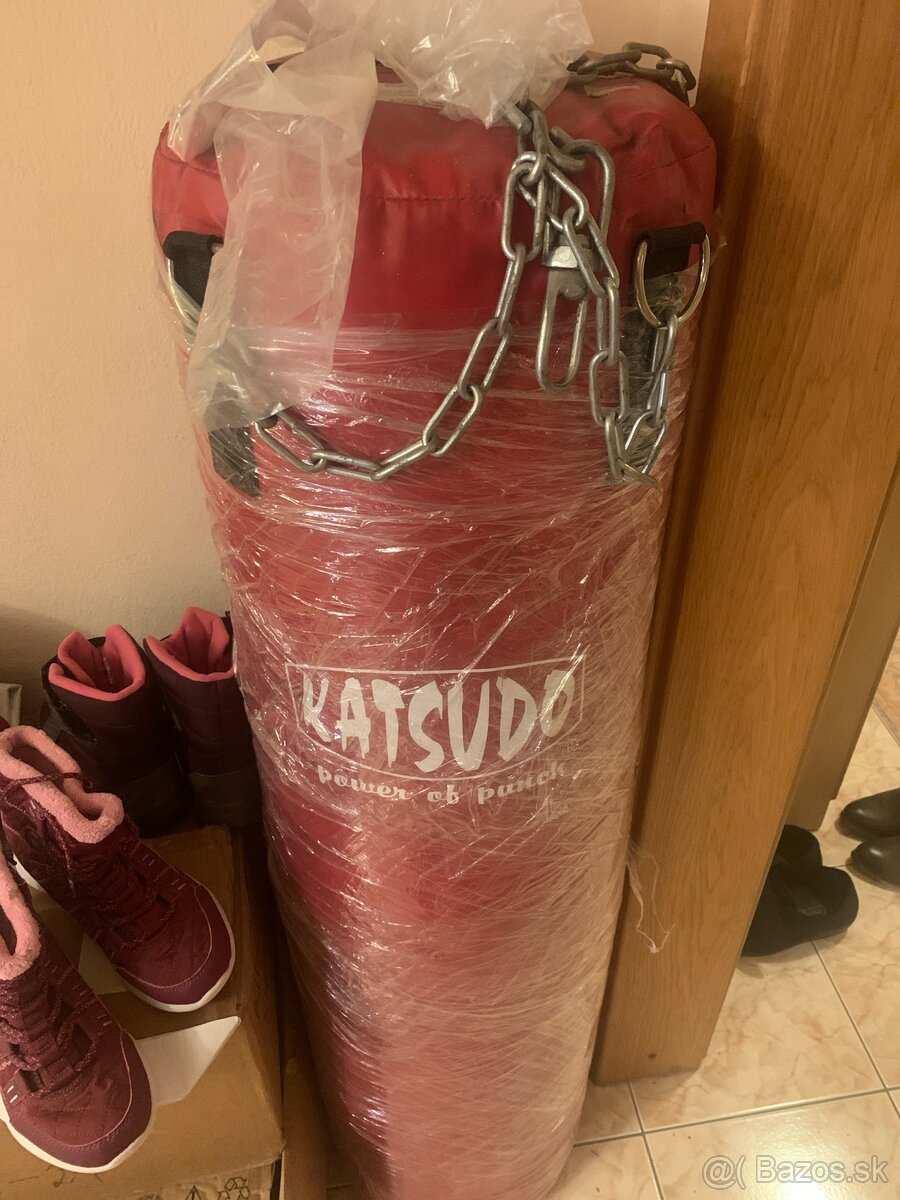 Červené boxerské vrece Katsudo 120cm plastel