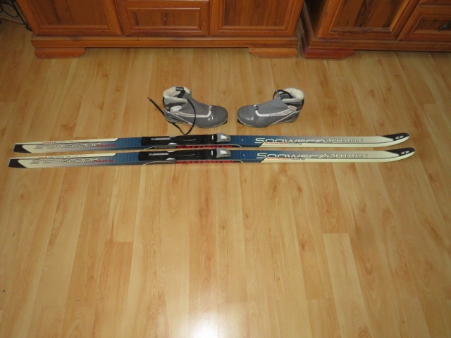 Predam bezkovy set,SALOMON,163 cm,SNS,c.39,supiny