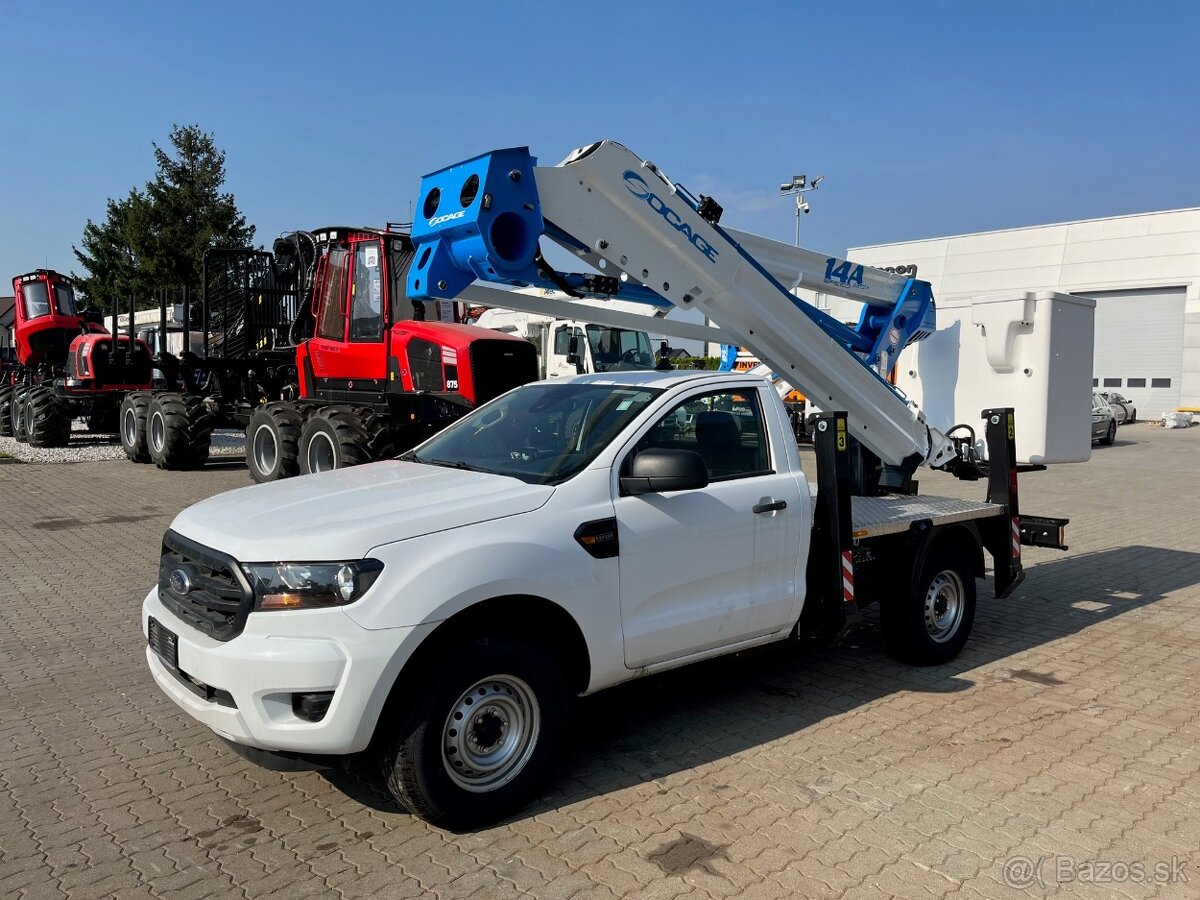 Montážna plošina Socage 14A na podvozku Ford Ranger