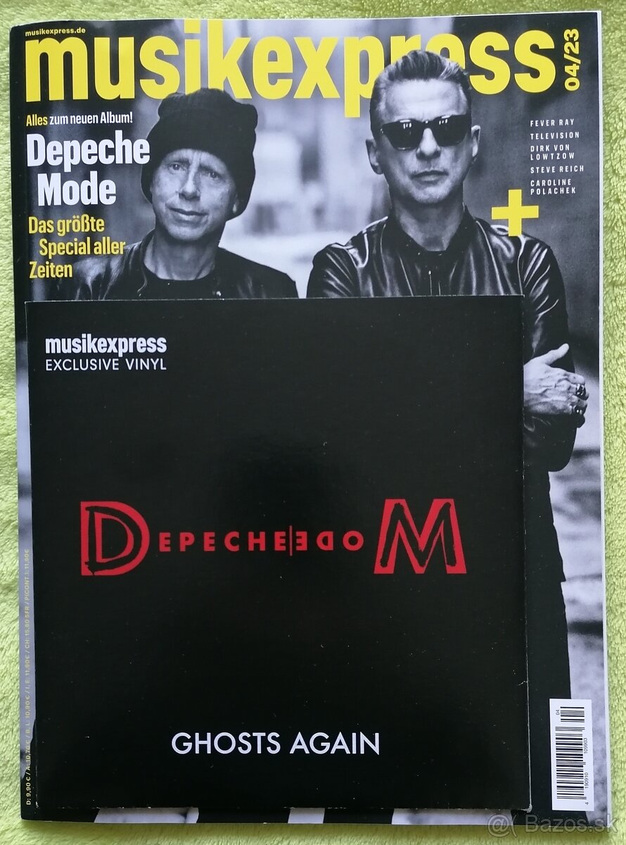 DEPECHE MODE male vinyl SP 7 palce + magazin