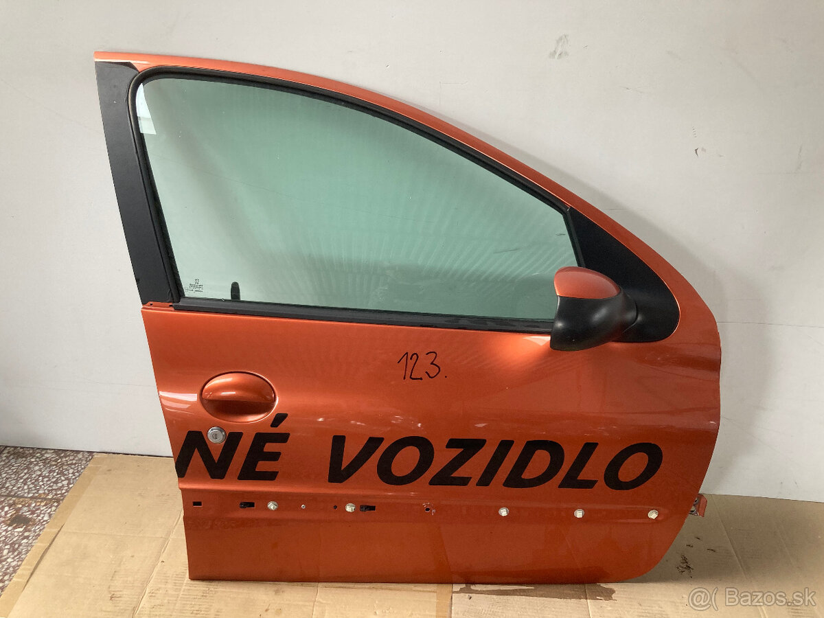 Dvere spolujazdca Peugeot 206