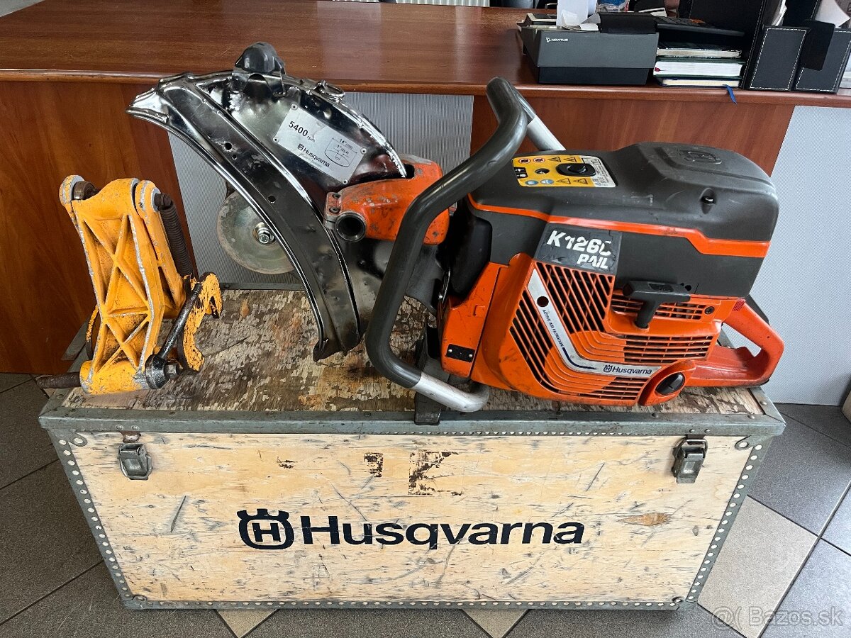 Rezačka koľajníc Husqvarna K1260 RAIL, píla ,Stihl