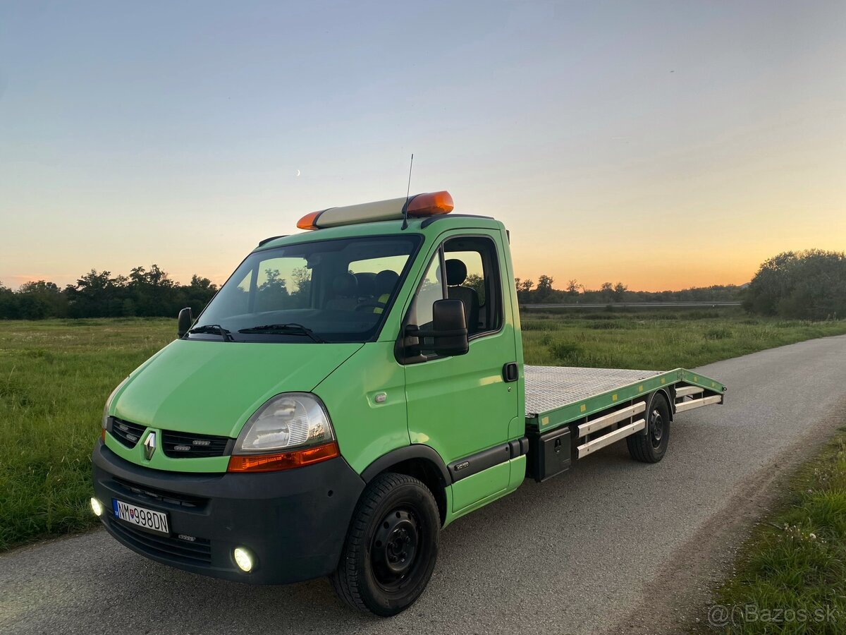 Odťahovka Renault Master 2.5Dci 74kW ,6st. manual, r.2007