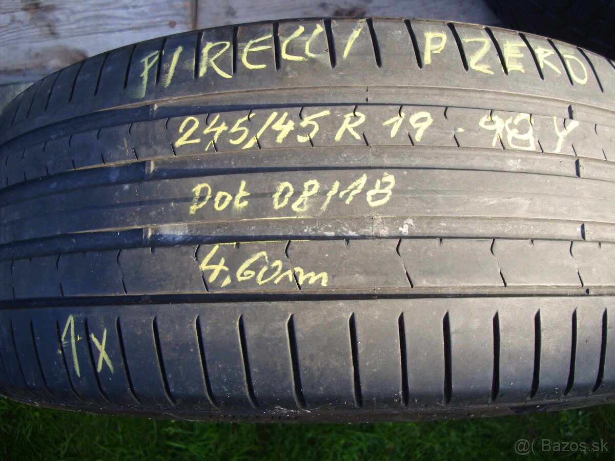 245/45R19,1kus,Pirelli-Pzero,letná.