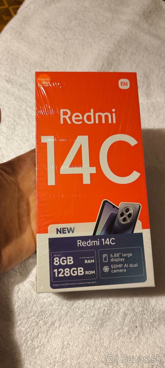 Xiaomi  Redmi 14C 8GB/128GB zapecateny