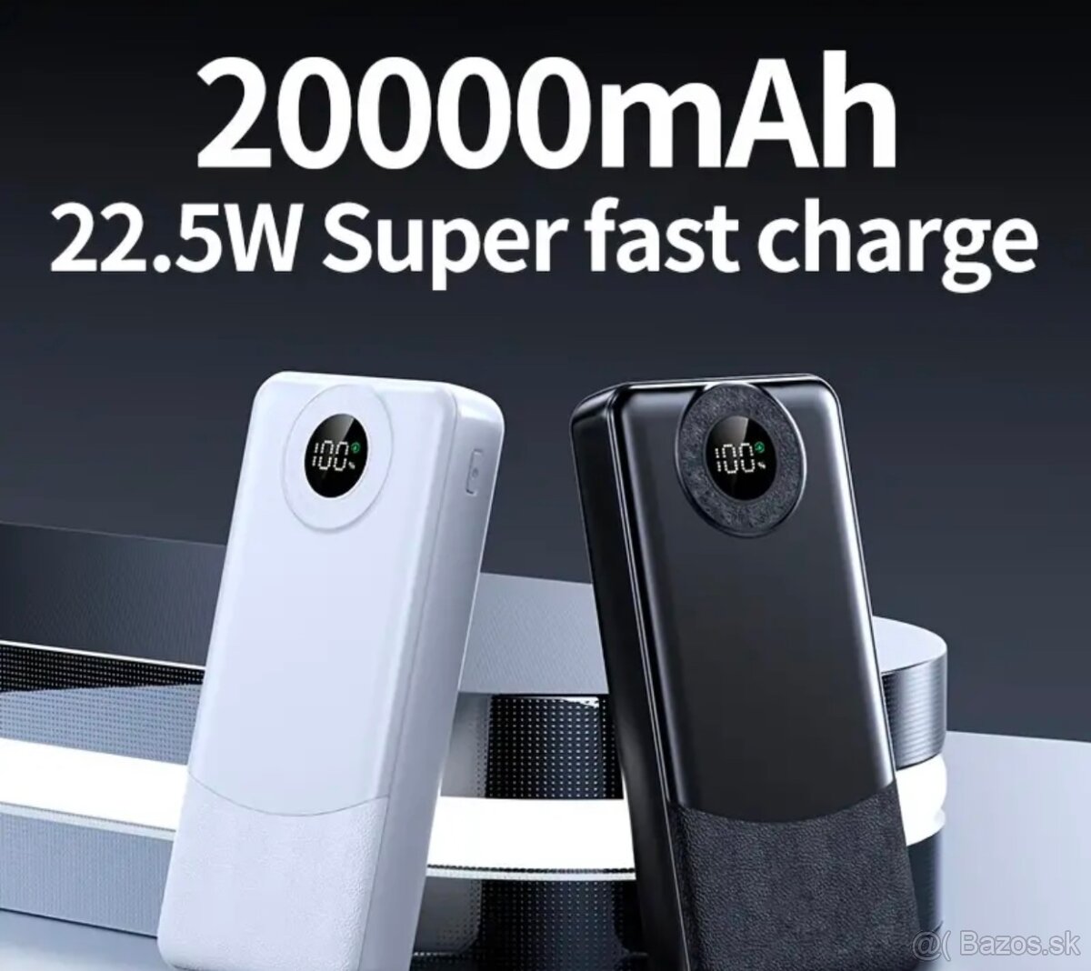 Power banka 20000mAh 100% displej