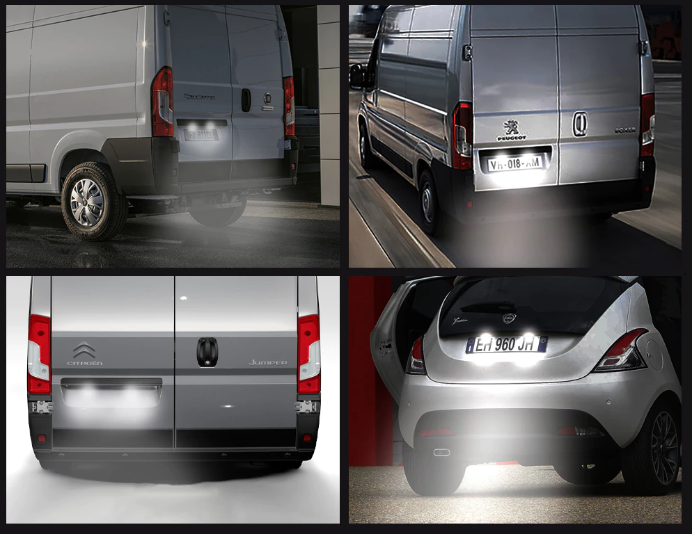 LED osvetlenie ŠPZ EČ Ducato, Jumper, Boxer, Ypsilon CANBUS