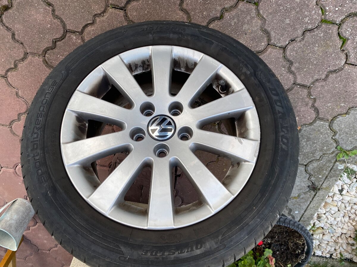 Volkswagen 4 x elektróny 215/55R16