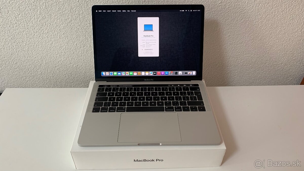 Macbook pro 13"2018 Touch Bar-i7,16GB,512Gb-super stav