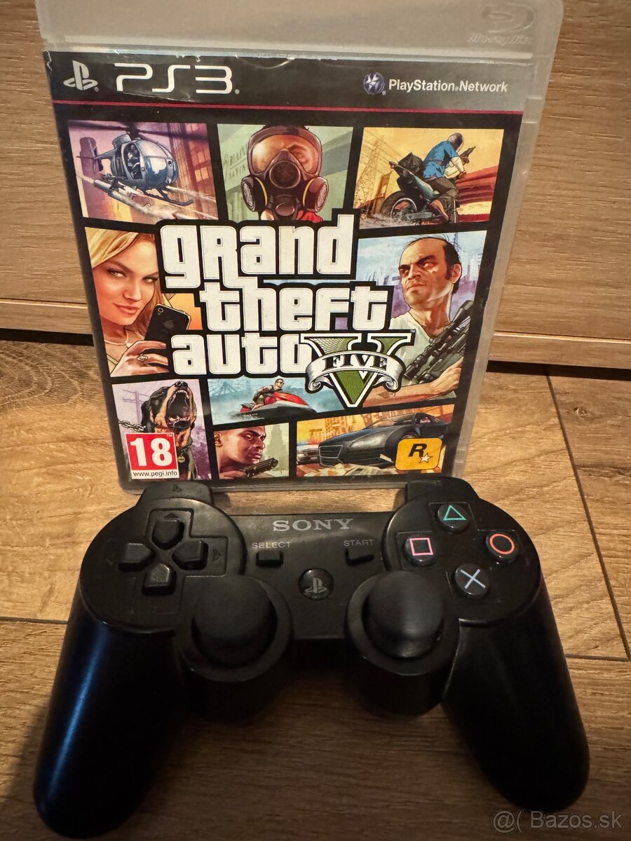 Ovládač na Ps3 a Hra GTA V