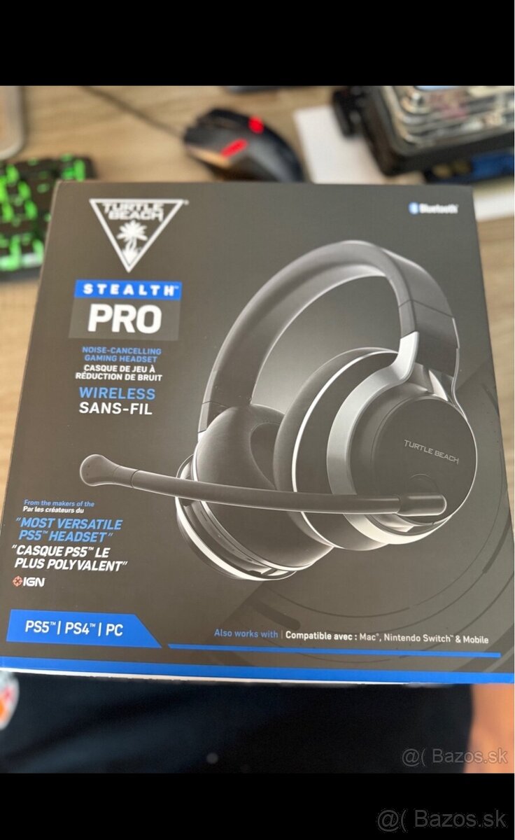 herné slúchadlá Turtle beach stealth pro