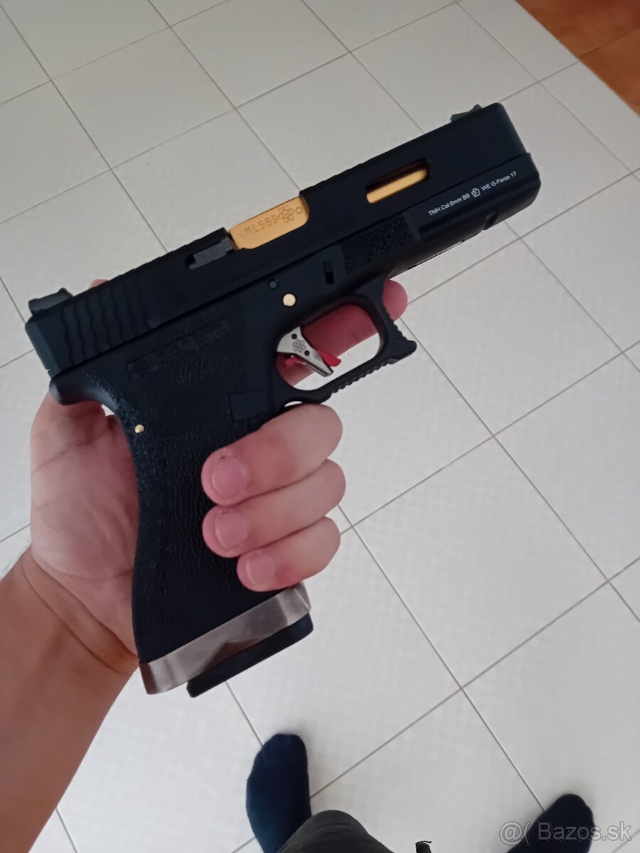 WE glock 17 airsoft replika REZERVOVANÉ