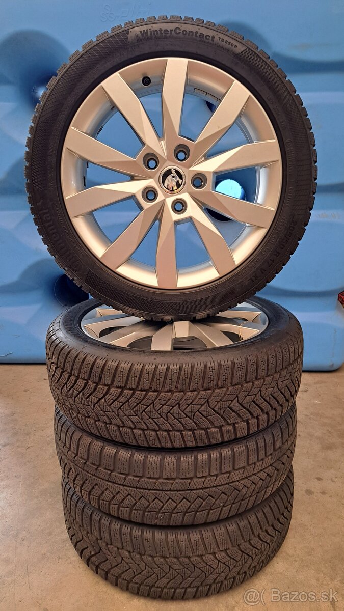 Škoda Crystal original 5x112 r17 zimna sada