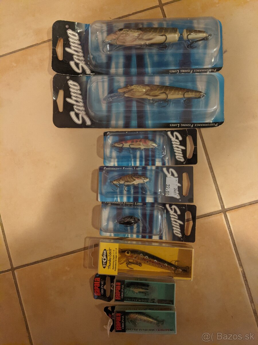 Voblery Salmo, Rapala, Storm