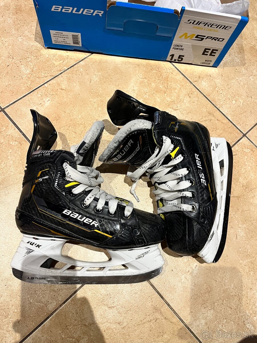 BAUER SUPREME M5 PRO VEĽKOSŤ 1,5 EE + NOŽE