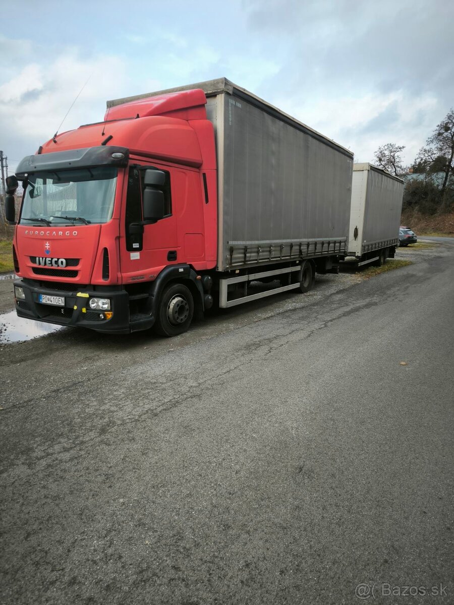 Iveco s prívesom do 12t.