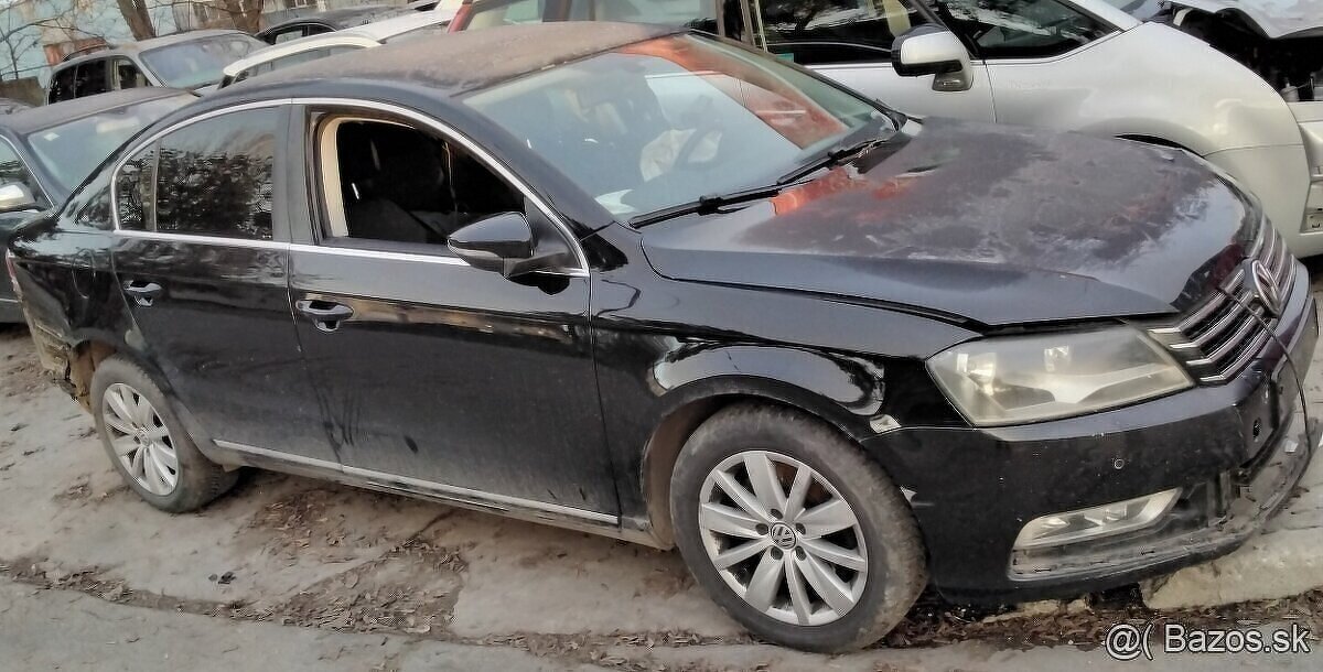 Volkswagen Passat B7 1.6 TDI 2011 predám DVERE, MOTOR CAY