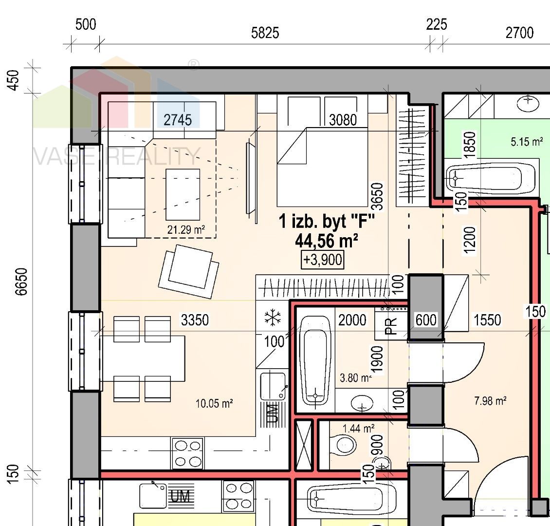 EXKLUZÍVNE Na predaj 1 izbový byt ILAVA CENTRUM, 45 M2