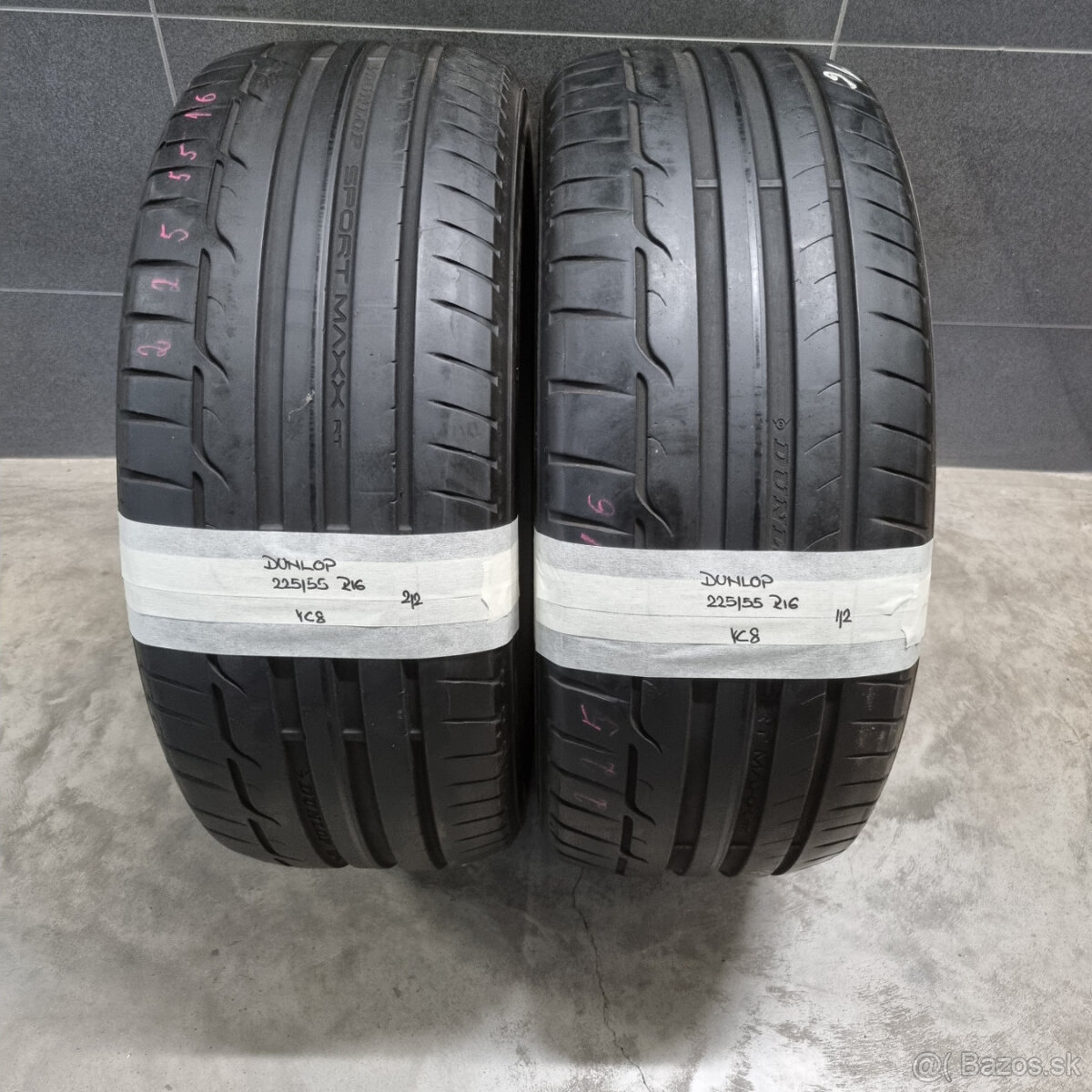 Letné pneumatiky pár 225/55 R16 DUNLOP