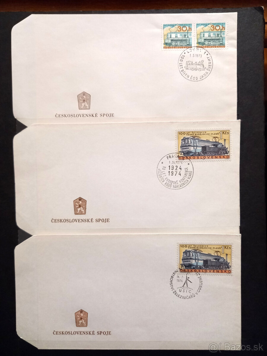 Československé spoje FDC + PT