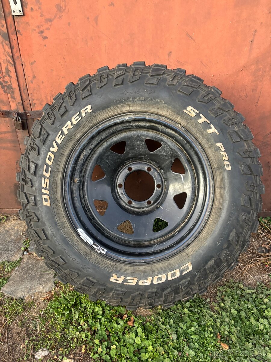 Offroad kolesá, oceľové disky 6x139,7. 265/70 r17