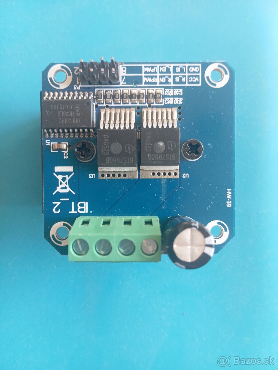 Motor driver BTS7960, H-bridge max. 43A