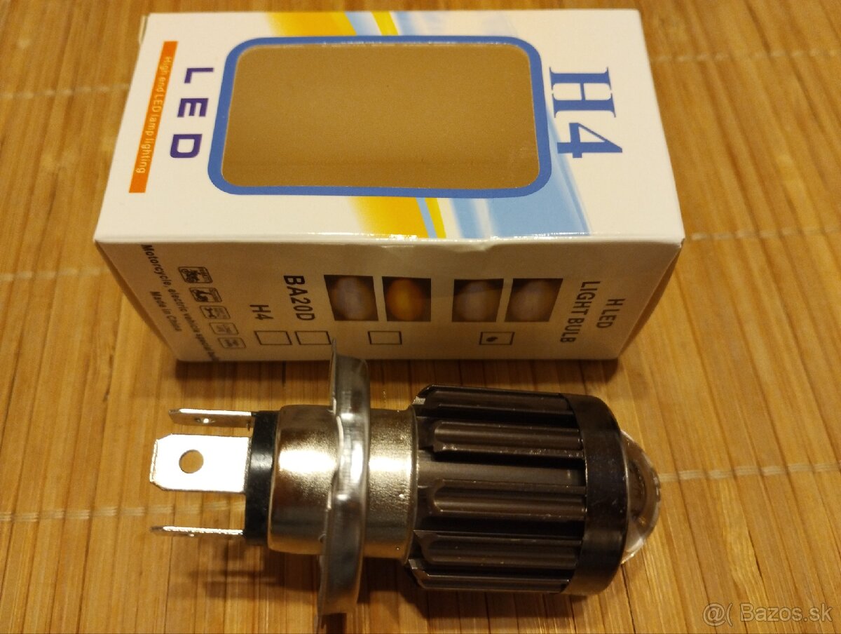 Nová H4 LED 12V ziarovka Pre motocykel