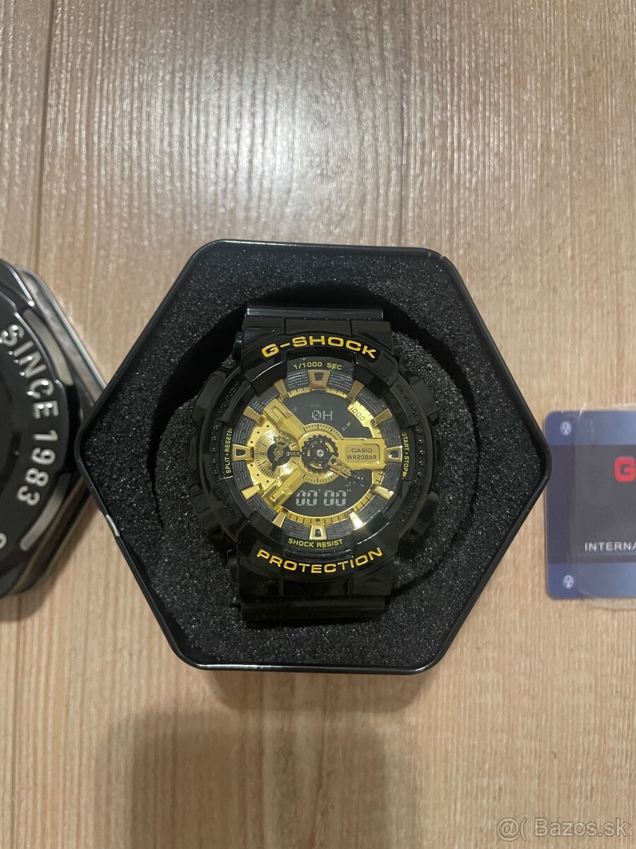 G SHOCK CASIO GOLD/BLACK