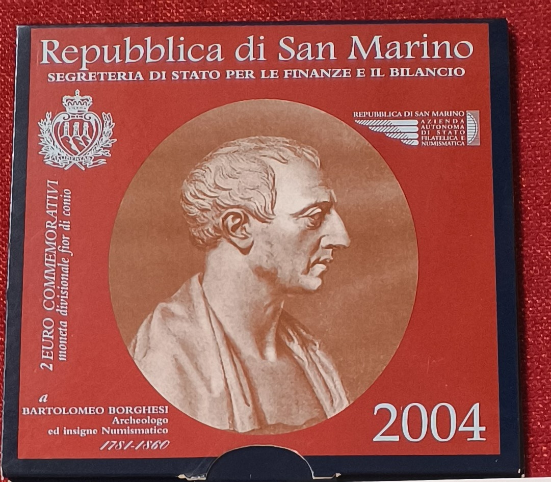 2 euro 2004 San Marino BU, Bartolomeo Borghesi