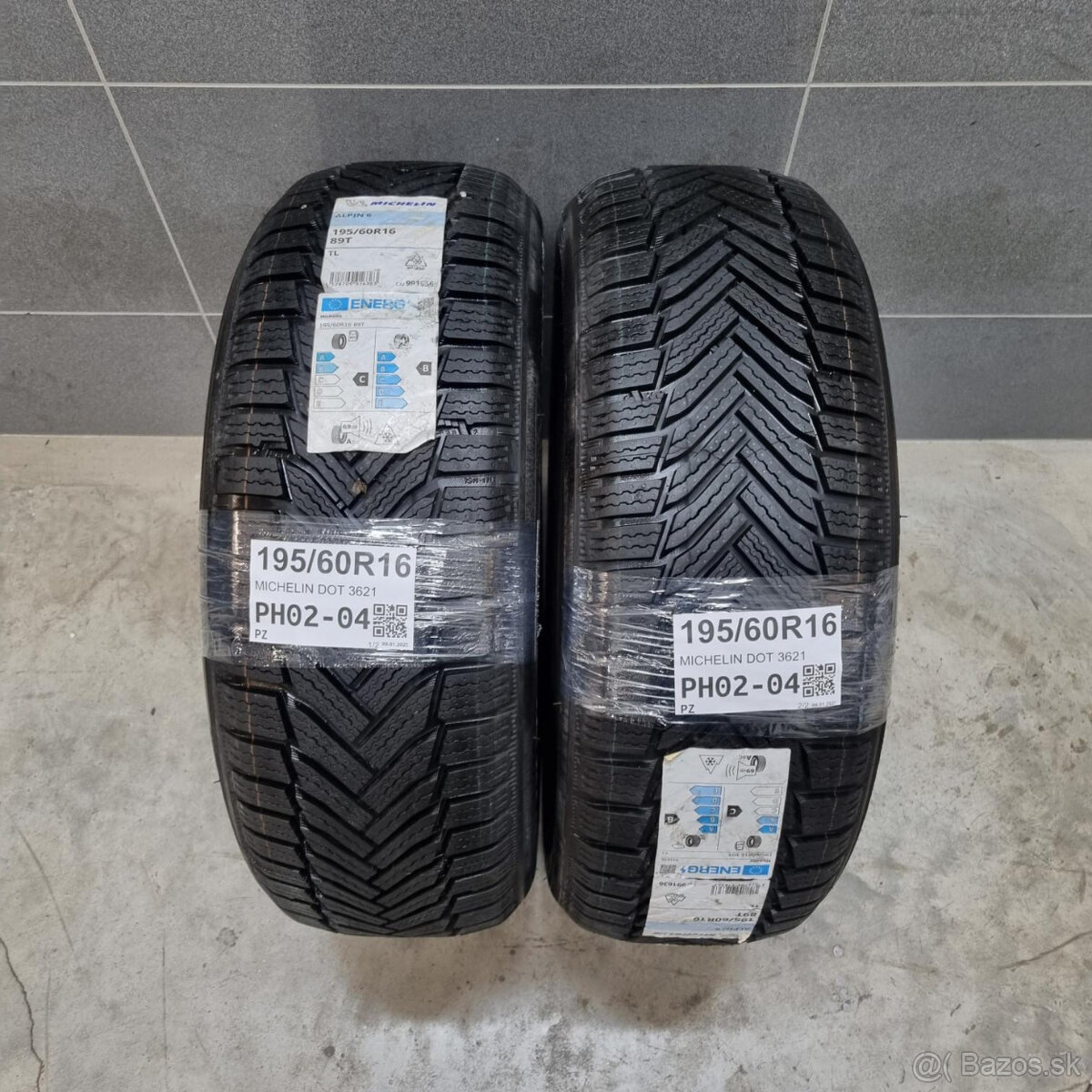 Zimné pneumatiky 195/60 R16 MICHELIN DOT3621