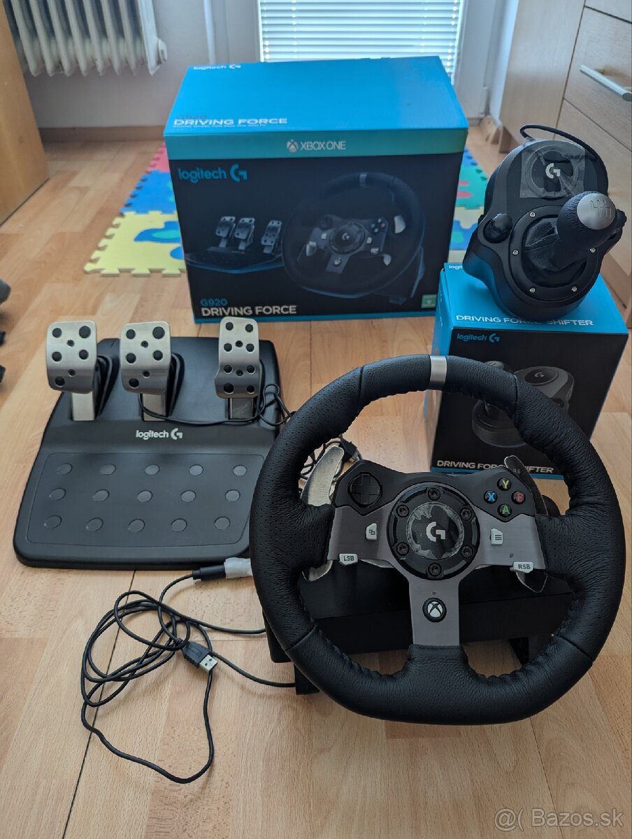 Logitech G920 Driving force + Shifter