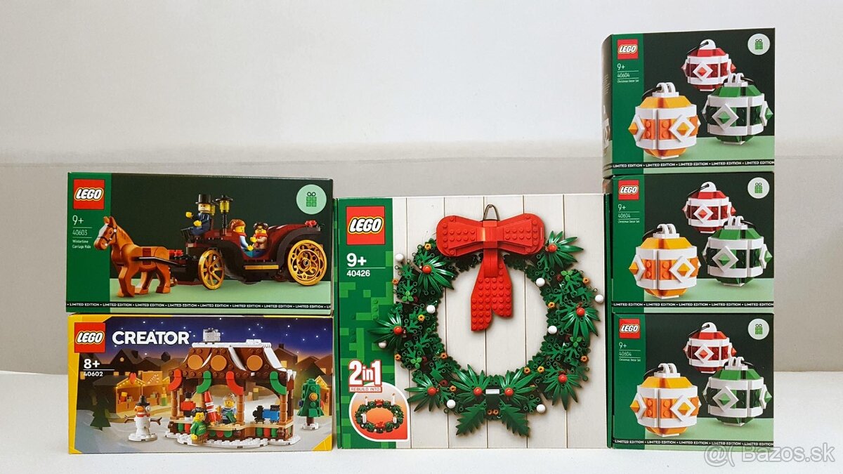 Nové zapečatené LEGO 40603 Zimná jazda na koči