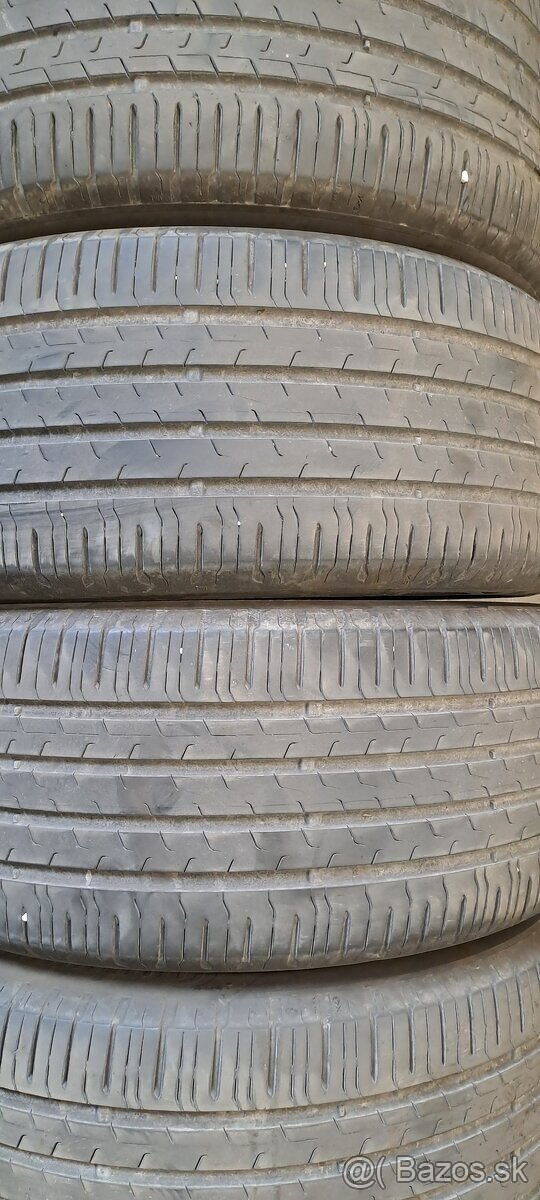 Predám 4ks jazdené zimné 245/45r18-96W Continental