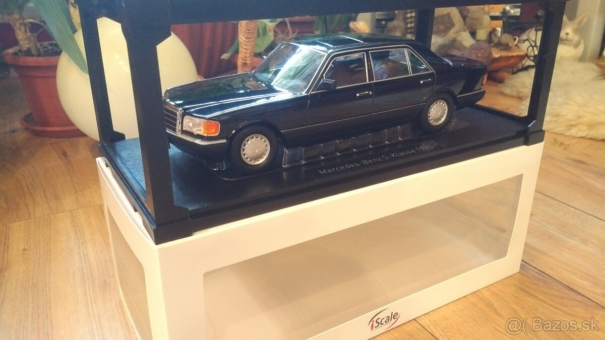 Predam model Mercedes w126 v mierke 1:18