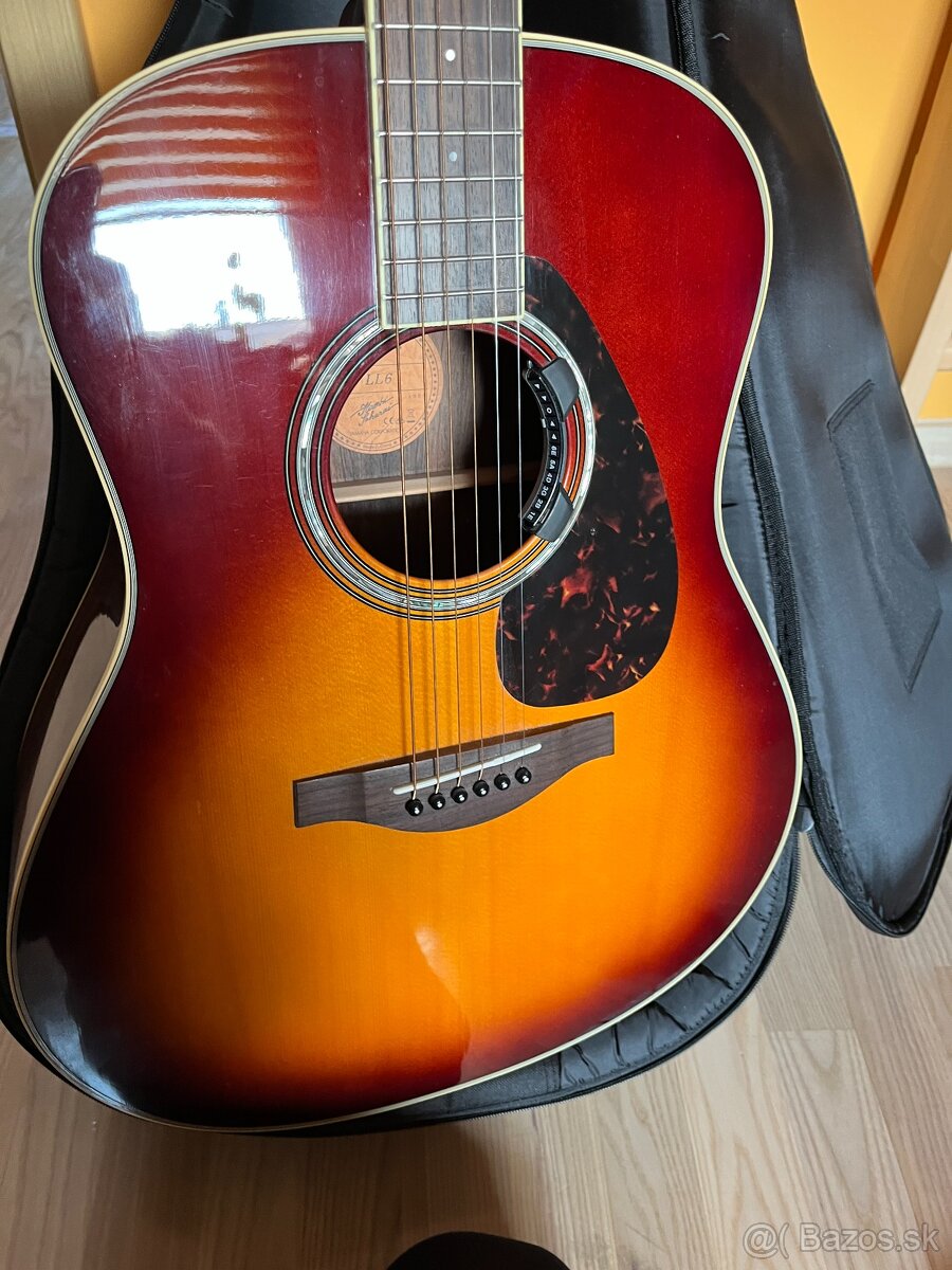 Akustická gitara YAMAHA LL 6 Brown Sunburst