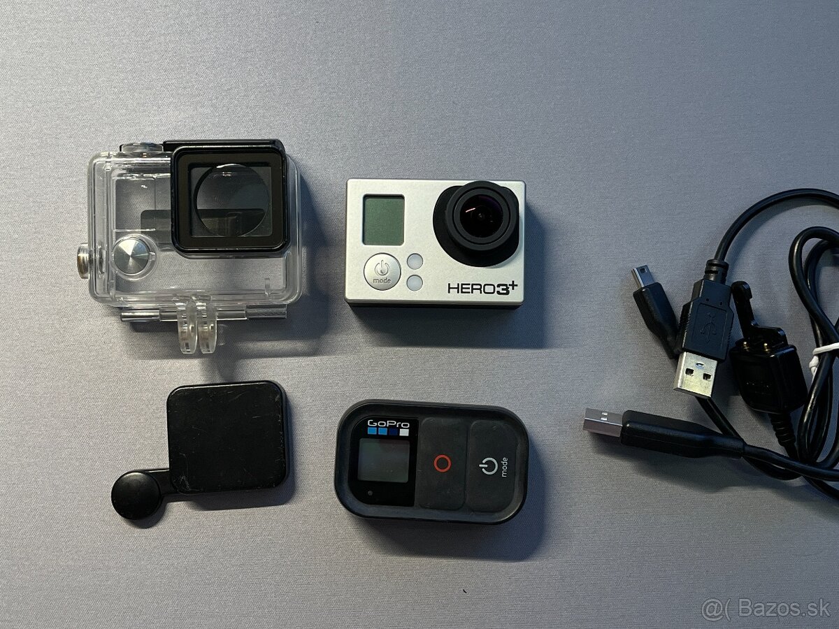 Gopro 3+ Black - 50 EUR (with remote)