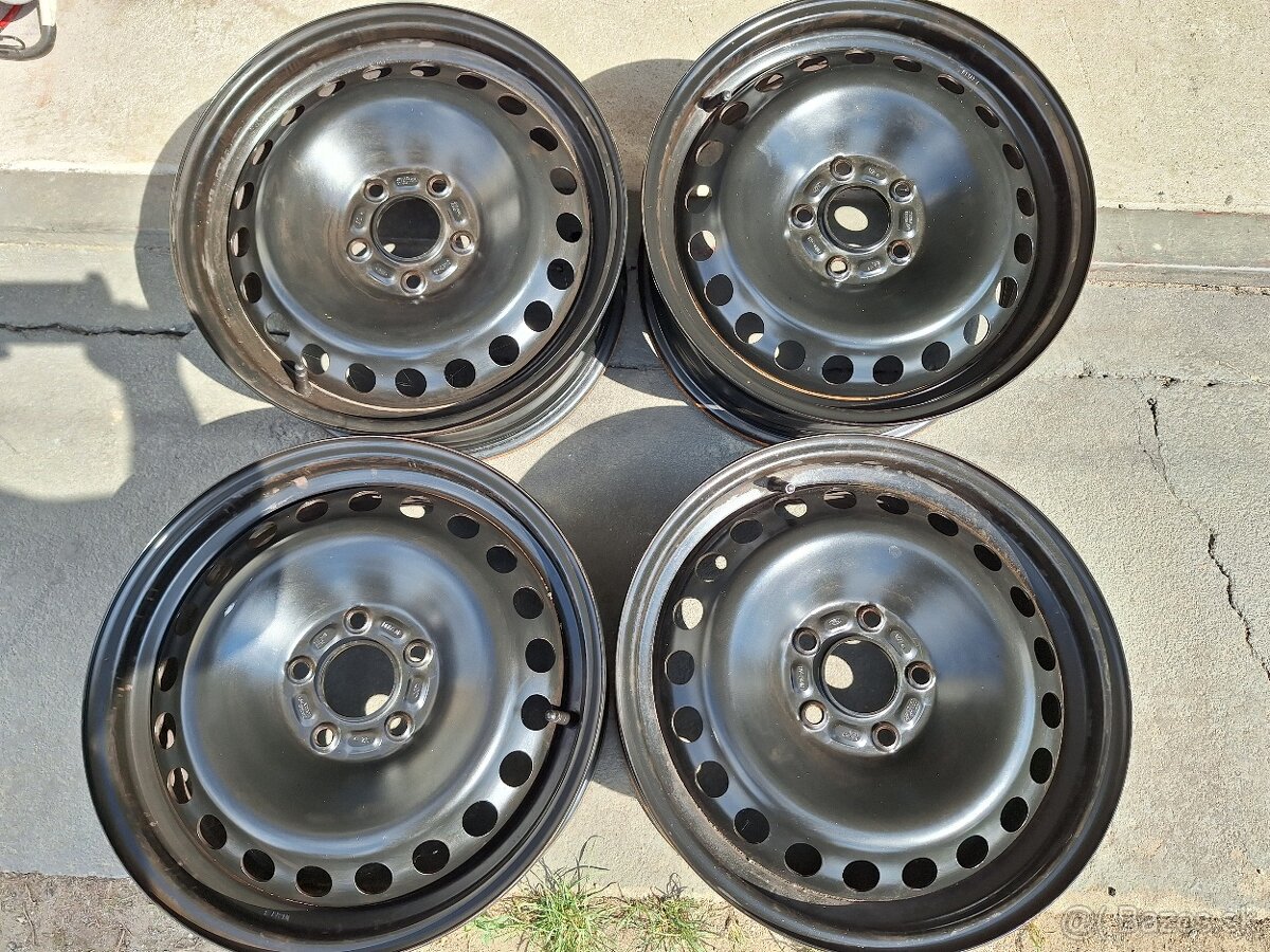 5x112 R15 plechové disky Škoda VW audi