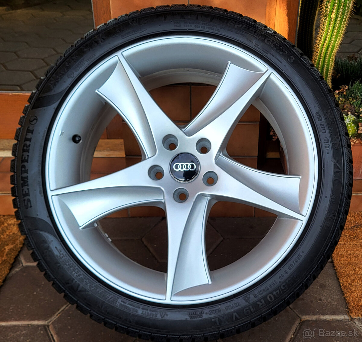 zimné alu R19 5x112, pneu 255/40, Audi A6, Q3, + VW Tiguan