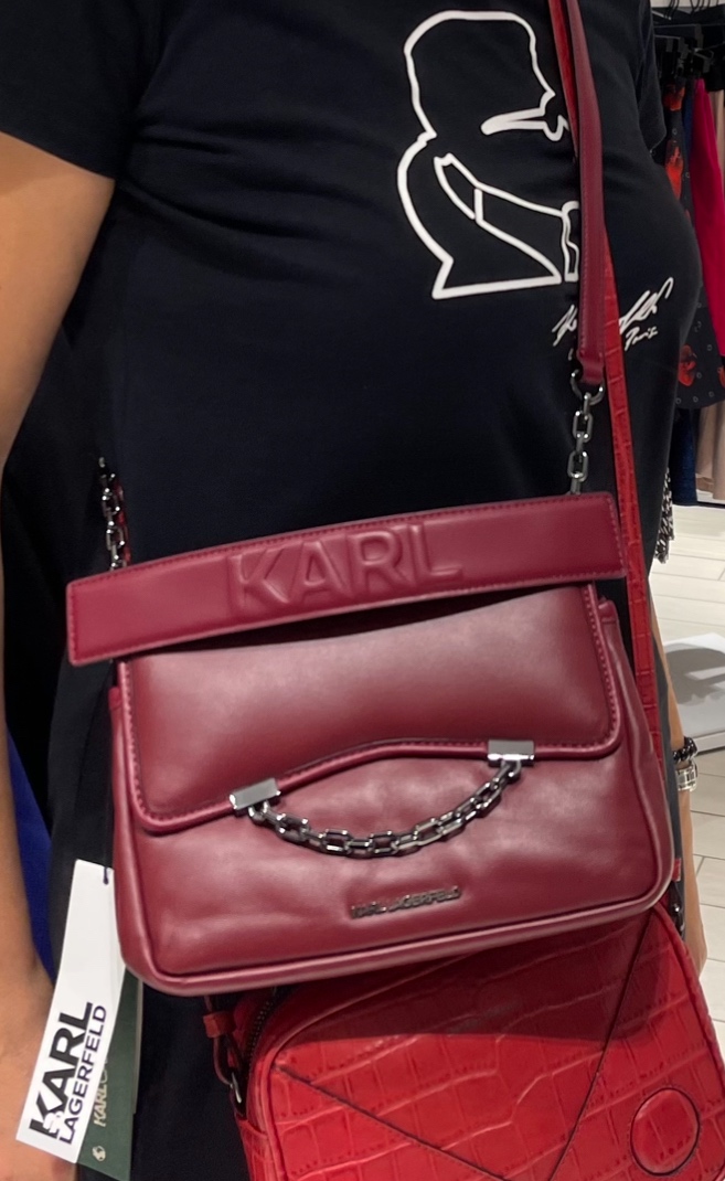 Karl Lagerfeld kabelka k/saddle shoulder bag