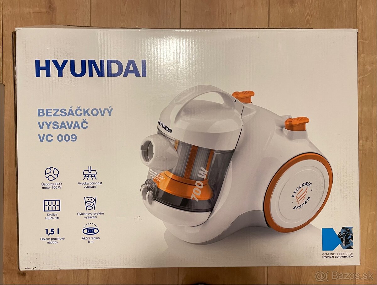 Bezsackovy vysavac Hyundai - NOVY V ZARUKE