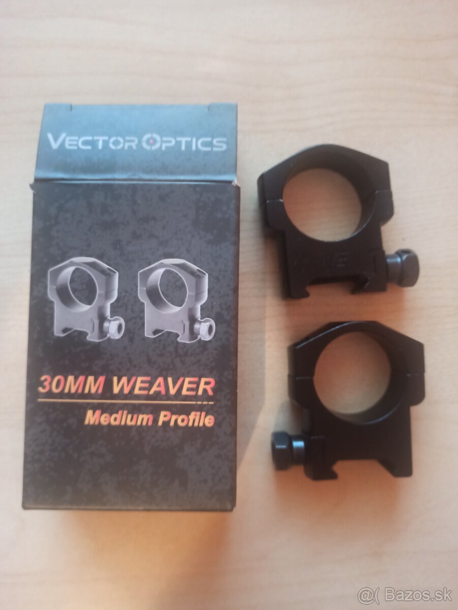 Vector montážne krúžky weaver 30 mm