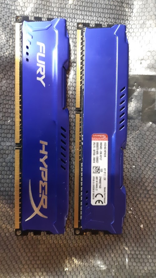 KINGSTON HyperX Fury BLUE 8GB (2x4GB)/DDR3/1600MHz/CL10/1.5V