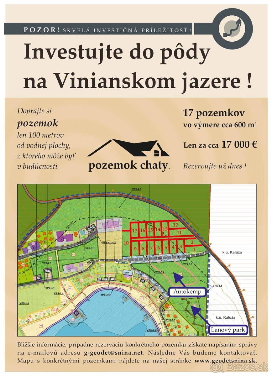 Vinianske Jazero - výnimočná investícia